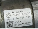 Recambio de motor arranque para renault laguna iii dynamique referencia OEM IAM 23300CK800 S114922 HITACHI