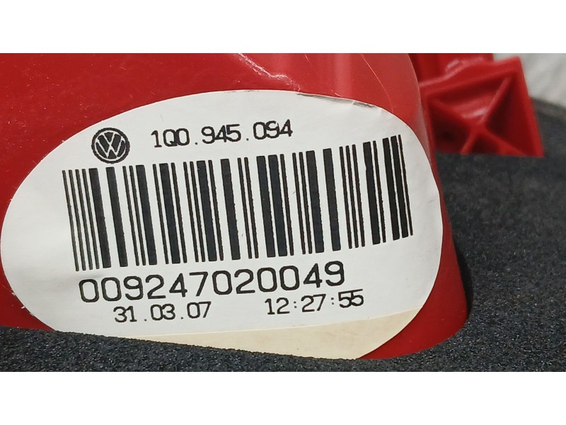 Recambio de piloto trasero derecho interior para volkswagen eos (1f7, 1f8) 2.0 tdi referencia OEM IAM 1Q0945094 ROZADO 