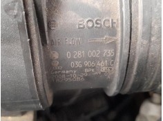 Recambio de caudalimetro para volkswagen golf vi (5k1) 2.0 tdi referencia OEM IAM 03G906461C BOSCH 0281002735
