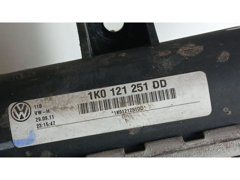 Recambio de radiador agua para skoda octavia ii (1z3) 1.6 tdi referencia OEM IAM 1K0121251DD  