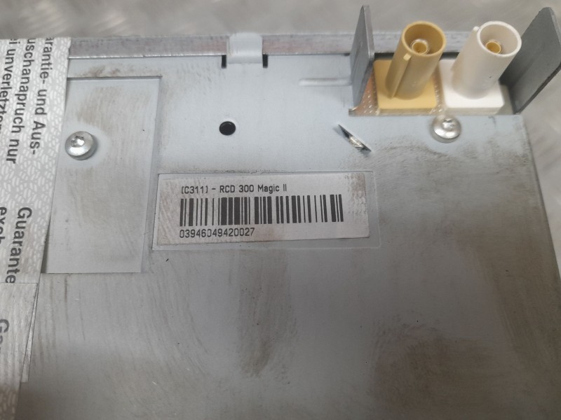 Recambio de sistema audio / radio cd para volkswagen eos (1f7, 1f8) 2.0 tdi referencia OEM IAM 1K0035186S GRUNDIG WZ2Z2G1095750