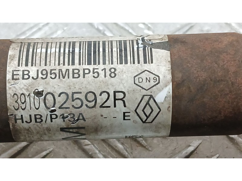 Recambio de transmision delantera derecha para nissan juke (f16_) 1.0 referencia OEM IAM 3910002592R  EBJ95MBP518