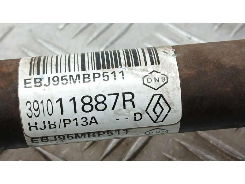 Recambio de transmision delantera izquierda para nissan juke (f16_) 1.0 referencia OEM IAM 391011887R  EBJ95MP511