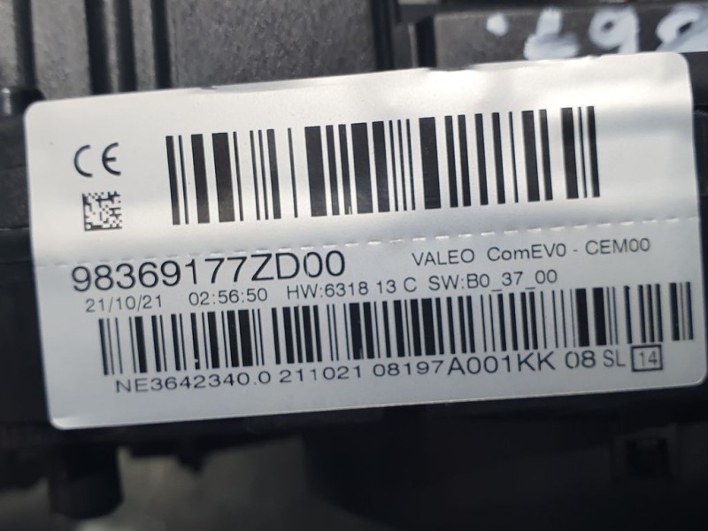 Recambio de com 2000 para peugeot 208 (p2) active referencia OEM IAM 98369177ZD NE3642340 VALEO