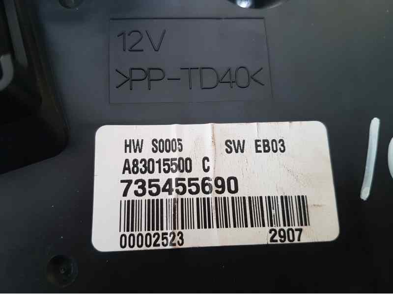 Recambio de mando climatizador para lancia musa (184) platino referencia OEM IAM 735455690 A83015500C 