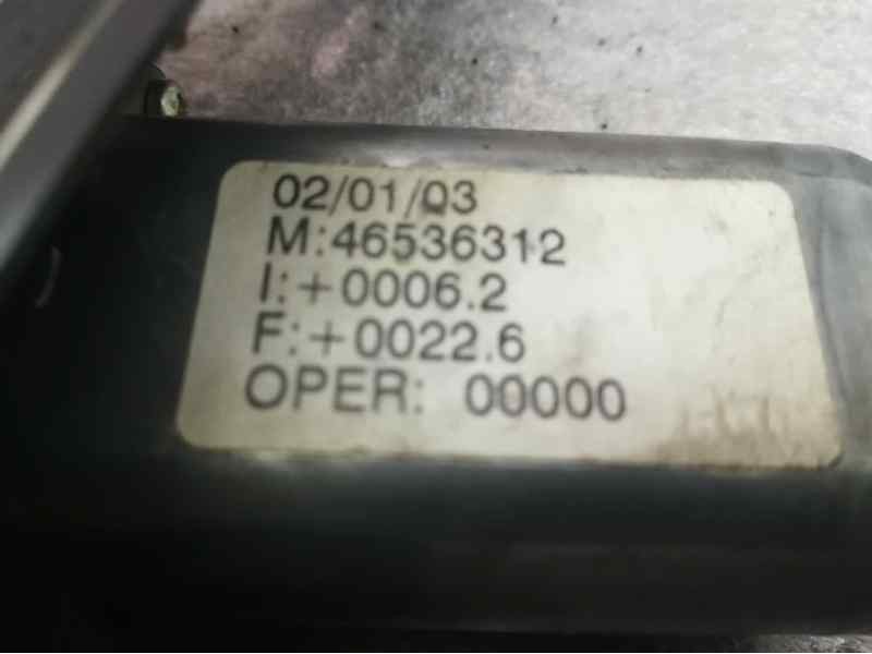 Recambio de elevalunas delantero izquierdo para fiat punto berlina (188) 1.9 diesel eco referencia OEM IAM 46536312  2 PINS