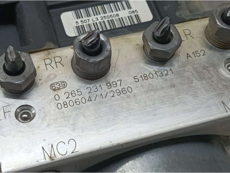 Recambio de abs para citroën nemo basis referencia OEM IAM 51801321 02652319997 BOSCH