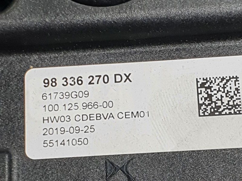 Recambio de palanca cambio para peugeot 5008 gt line referencia OEM IAM 98336270DX 61739G09 AUTOMATICA