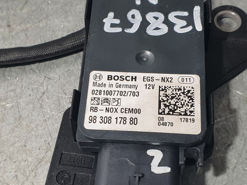 Recambio de sonda lambda para peugeot 208 (p2) active referencia OEM IAM 9830817880 0281007702703 BOSCH