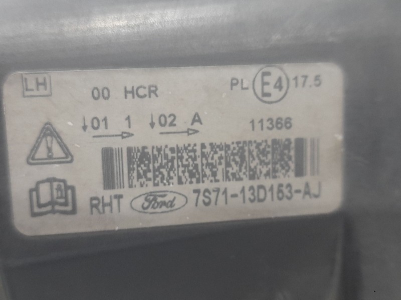 Recambio de faro izquierdo para ford mondeo iv sedán (ba7) 2.0 tdci referencia OEM IAM 7S7113D153AJ 7S7113K060AB 