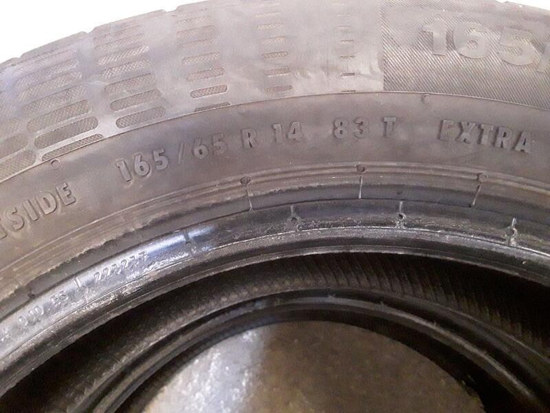 Recambio de neumatico pareja para neumaticos reutilizados - referencia OEM IAM 165651483T CONTINENTAL 165/65/14/83T