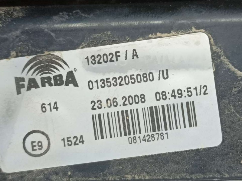 Recambio de piloto trasero derecho para citroën nemo basis referencia OEM IAM 13202F 01353205080 FARBA