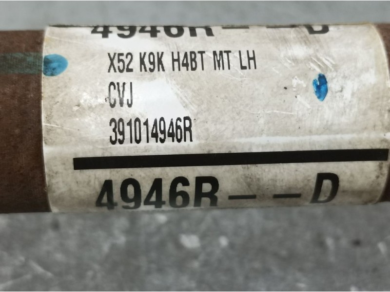 Recambio de transmision delantera izquierda para dacia sandero essential referencia OEM IAM 391014946R  