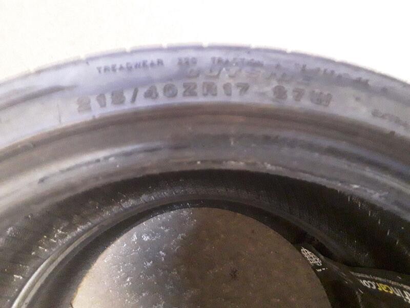 Recambio de neumatico pareja para neumaticos reutilizados - referencia OEM IAM 215401787W TRACMAX 215/40/17/87W