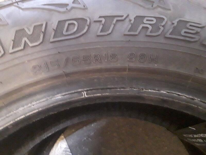 Recambio de neumatico pareja para neumaticos reutilizados - referencia OEM IAM 215651898H DUNLOP 215/65/18/98H