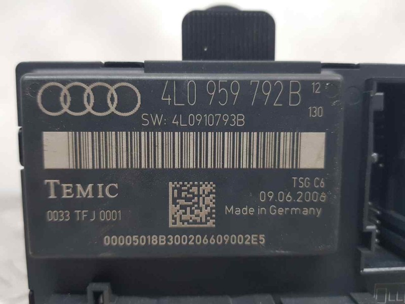 Recambio de modulo electronico para audi q7 (4l) 3.0 tdi quattro referencia OEM IAM 4L0959792B 4L0910793B TEMIC