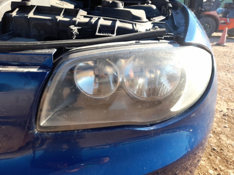 Recambio de faro izquierdo para bmw 1 (e81) 118 d referencia OEM IAM 63117193387  