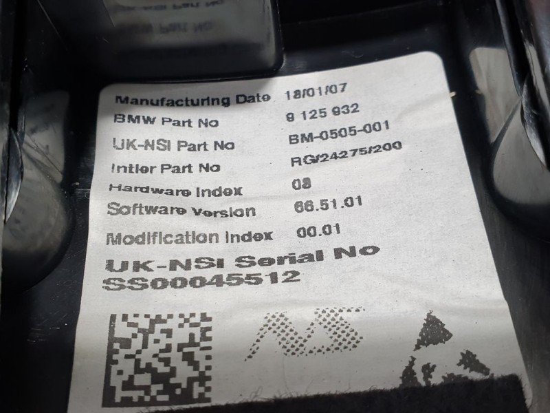 Recambio de cuadro instrumentos para mini mini (r56) cooper referencia OEM IAM 9125932 SS00045512 NS CUENTA REVOLUCIONES