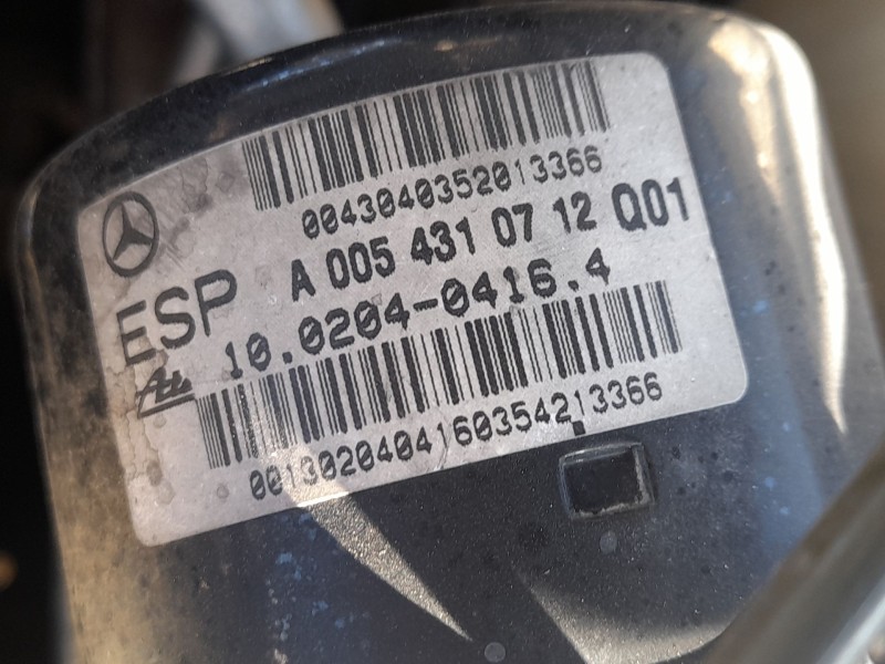 Recambio de abs para mercedes-benz clase c t-model (s203) c 220 cdi (203.206) referencia OEM IAM A0054310712 ATE 10020404164