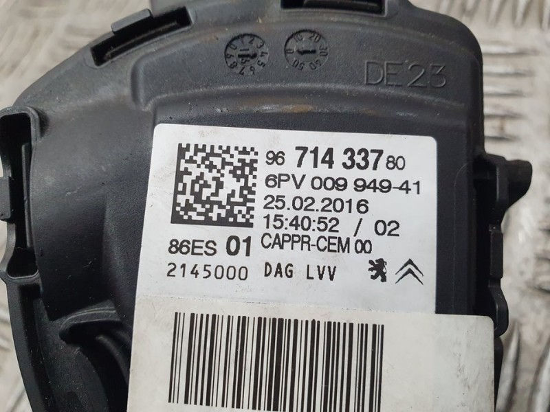 Recambio de potenciometro pedal para citroën c-elysée exclusive referencia OEM IAM 9671433780 6PV00994941 