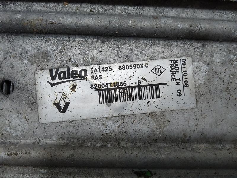 Recambio de intercooler para renault clio iii luxe privilege referencia OEM IAM 8200471885 880590xc Valeo