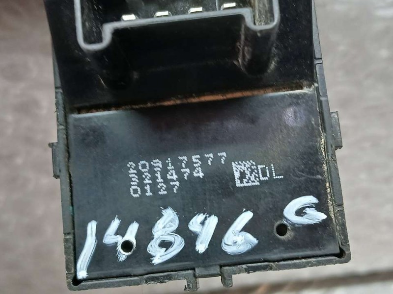 Recambio de mando elevalunas delantero izquierdo para chevrolet cruze ls referencia OEM IAM 20917577 321474 