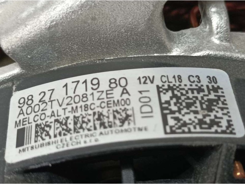 Recambio de alternador para peugeot 308 allure referencia OEM IAM 9827171980 A002TV2081ZE MITSUBISHI