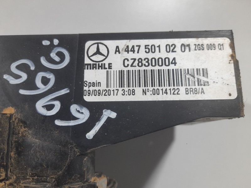 Recambio de radiador agua para mercedes-benz vito tourer (w447) 111 cdi / 111 bluetec (447.701, 447.703, 447.705) referencia OEM