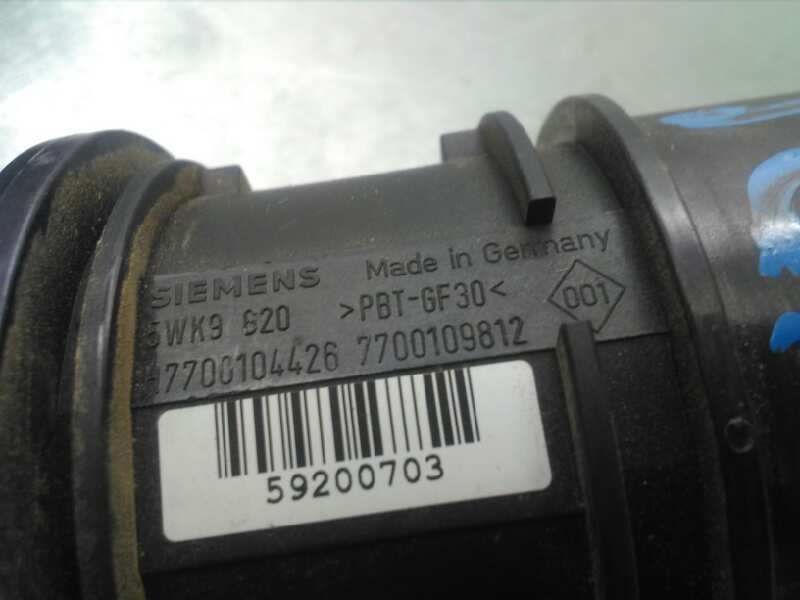 Recambio de caudalimetro para renault megane i berlina hatchback (ba0) 1.9 dti diesel cat referencia OEM IAM H7700104426 5WK9620