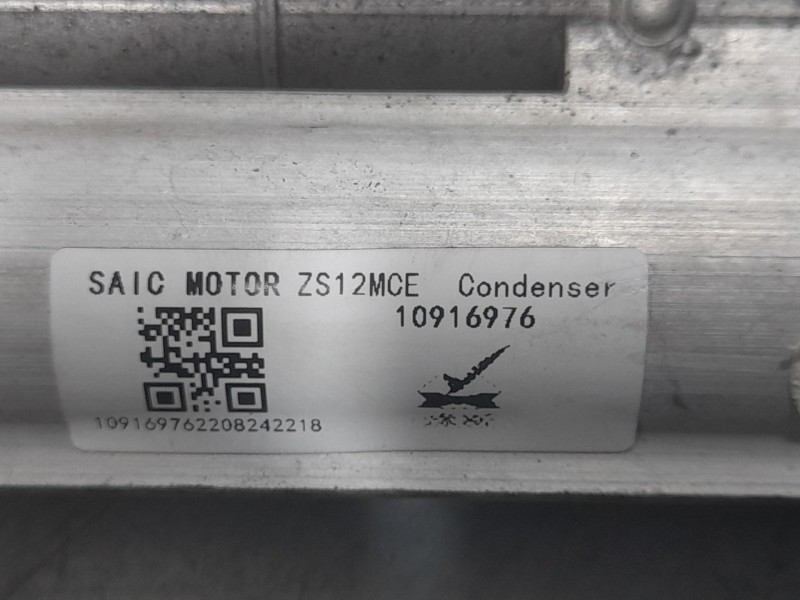 Recambio de condensador / radiador aire acondicionado para mg zs suv (azs1) 1.0 t-gdi referencia OEM IAM 10916976  