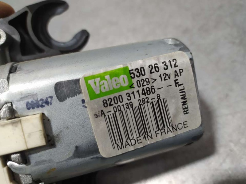 Recambio de motor limpia trasero para renault clio iii luxe privilege referencia OEM IAM 8200311486 53026312 VALEO