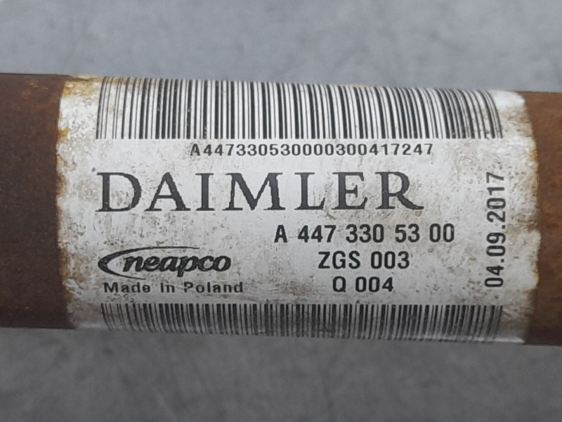 Recambio de transmision delantera izquierda para mercedes-benz vito tourer (w447) 111 cdi / 111 bluetec (447.701, 447.703, 447.7