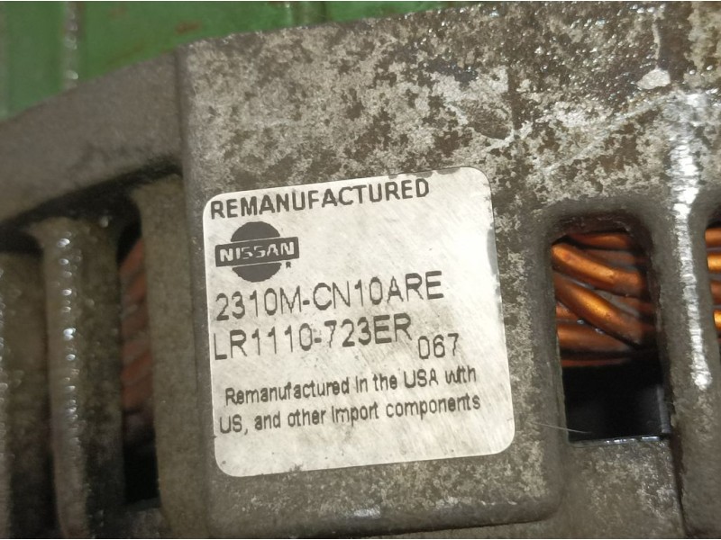 Recambio de alternador para nissan murano (z50) básico referencia OEM IAM 2310MCN10ARE LR1110723ER 