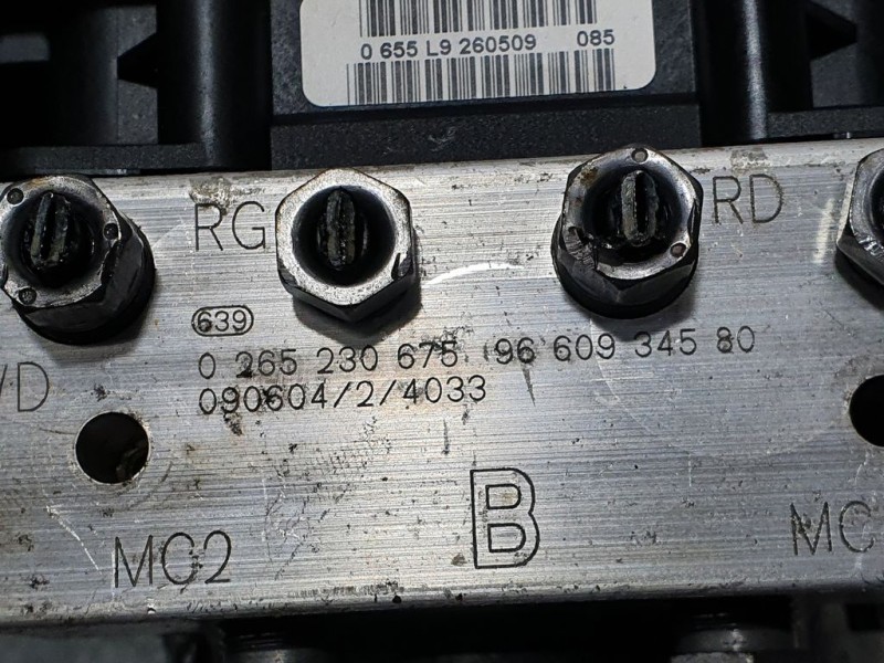 Recambio de abs para citroën c4 grand picasso exclusive referencia OEM IAM 9660934580 0265230675 BOSCH