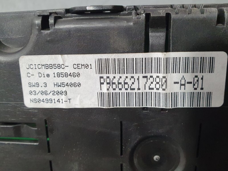 Recambio de cuadro instrumentos para citroën c4 grand picasso exclusive referencia OEM IAM 9666217280 NS0499141T JOHNSON CONTROL