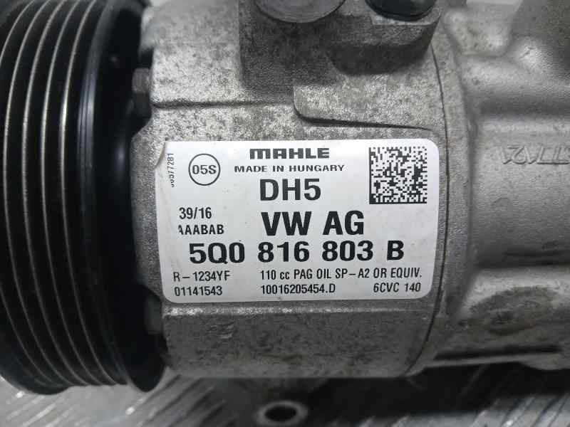 Recambio de compresor aire acondicionado para volkswagen caddy ocio trendline bmt referencia OEM IAM 5Q0816803B 01141543 MAHLE