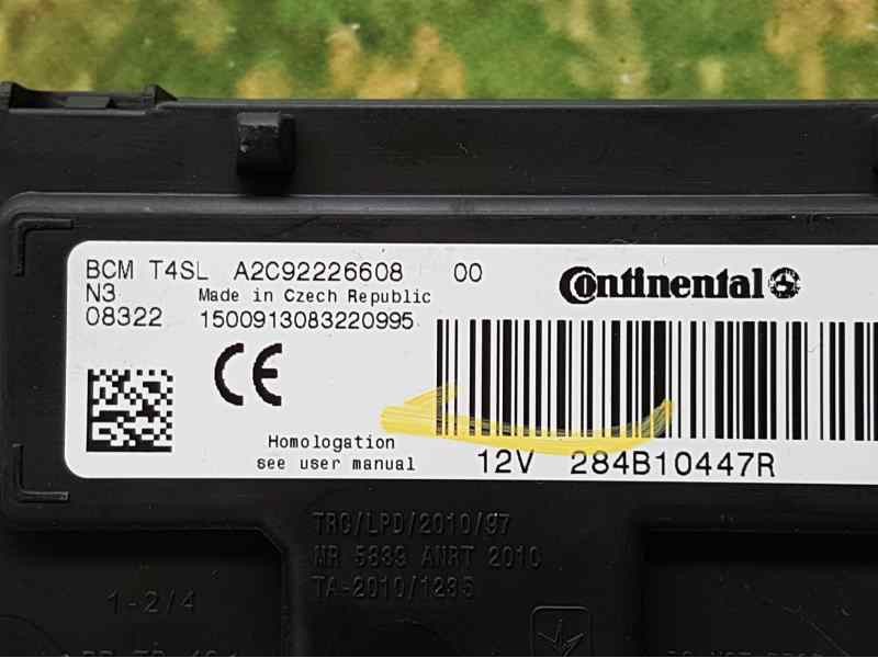 Recambio de modulo confort para dacia sandero stepway referencia OEM IAM 284B10447R A2C92226608 CONTINENTAL