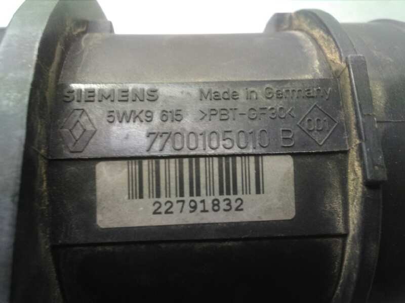 Recambio de caudalimetro para renault megane i berlina hatchback (ba0) 1.9 dti diesel cat referencia OEM IAM 7700105010B 5WK9615