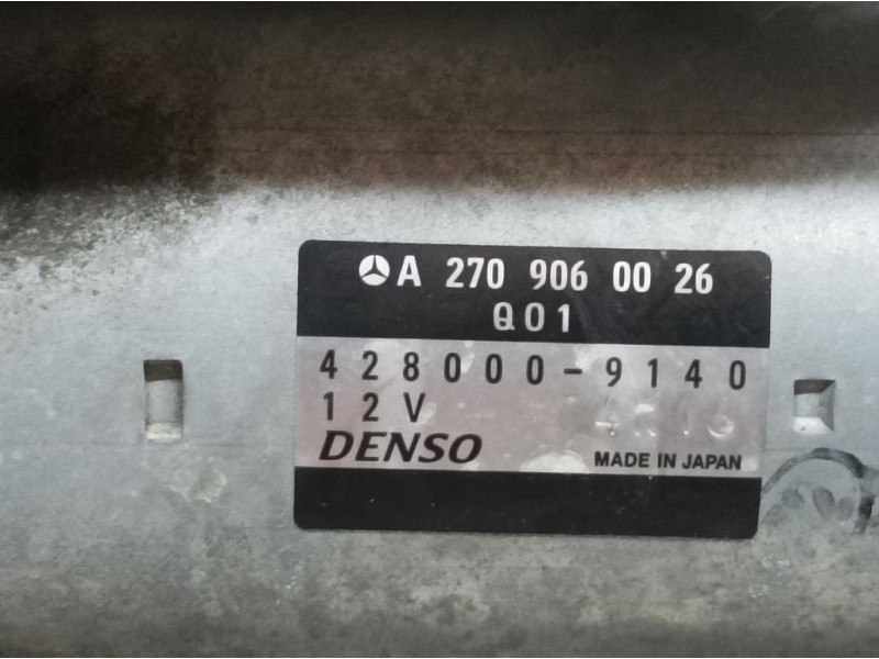 Recambio de motor arranque para mercedes-benz clase b (w246) b 200 cdi be (246.201) referencia OEM IAM A2709060026 4280009140 DE