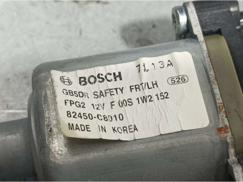 Recambio de elevalunas delantero izquierdo para hyundai i20 essence referencia OEM IAM 82450C8010 F00S1W2152 ELECTRICO 6 PINS BO