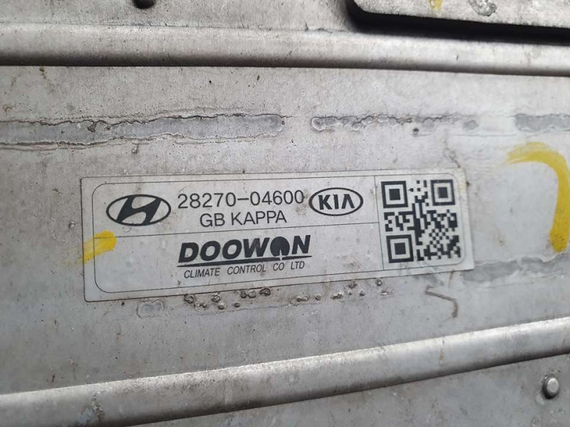 Recambio de intercooler para hyundai i20 essence referencia OEM IAM 2827004600 DOOWON 