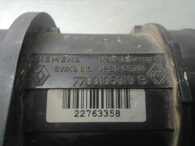 Recambio de caudalimetro para renault megane i berlina hatchback (ba0) 1.9 dti diesel cat referencia OEM IAM 7700105010B 5WK9615