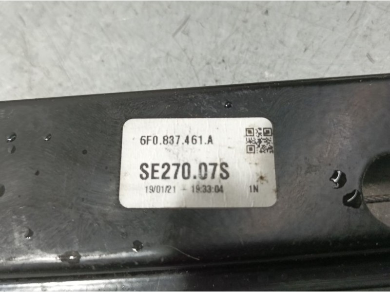 Recambio de elevalunas delantero izquierdo para seat ibiza (kj1) reference referencia OEM IAM 6F0837461A  ELECTRICO