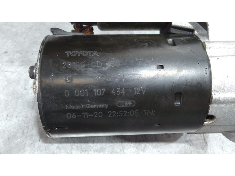 Recambio de motor arranque para toyota corolla (_e12_) 1.6 vvt-i (zze121_) referencia OEM IAM 281000D030 bosch 0001107434