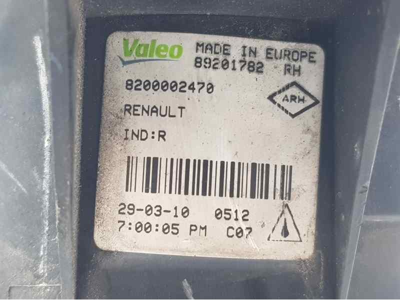 Recambio de faro antiniebla derecho para renault clio iii evolution referencia OEM IAM 8200002470 89201782 VALEO