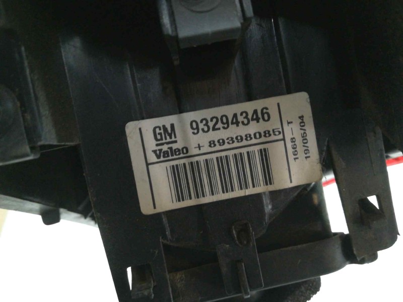 Recambio de piloto trasero derecho para opel meriva cosmo referencia OEM IAM 93294346 89398085 VALEO