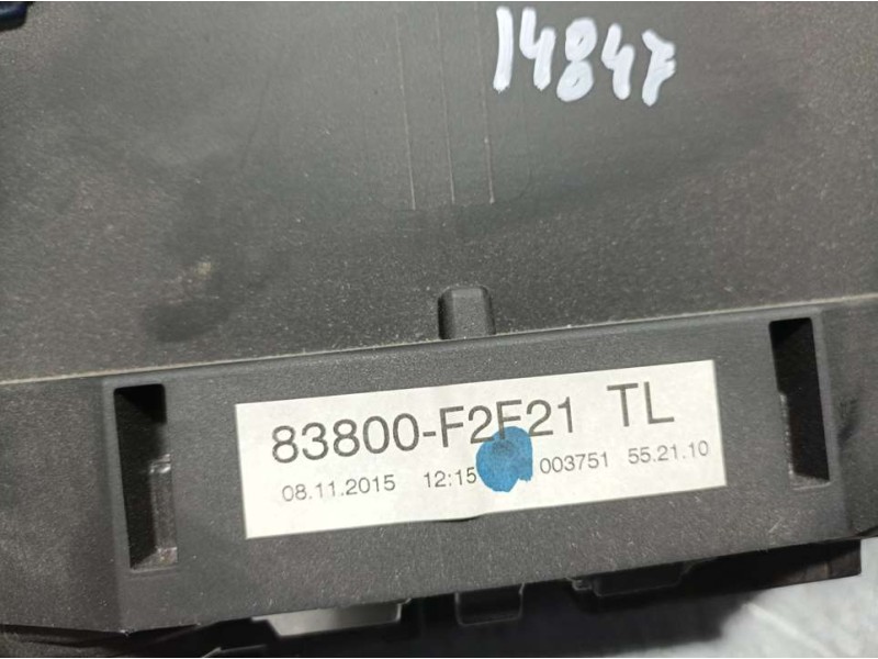 Recambio de cuadro instrumentos para toyota auris active referencia OEM IAM 83800F2F21  