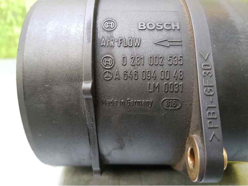 Recambio de caudalimetro para mercedes-benz clase c (w203) berlina 220 cdi (la) (203.008) referencia OEM IAM A6460940048 0281002