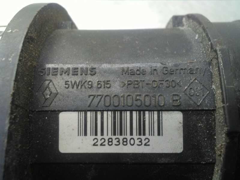 Recambio de caudalimetro para renault laguna (b56) 1.9 dti diesel cat referencia OEM IAM 7700105010B 5WK9615 SIEMENS