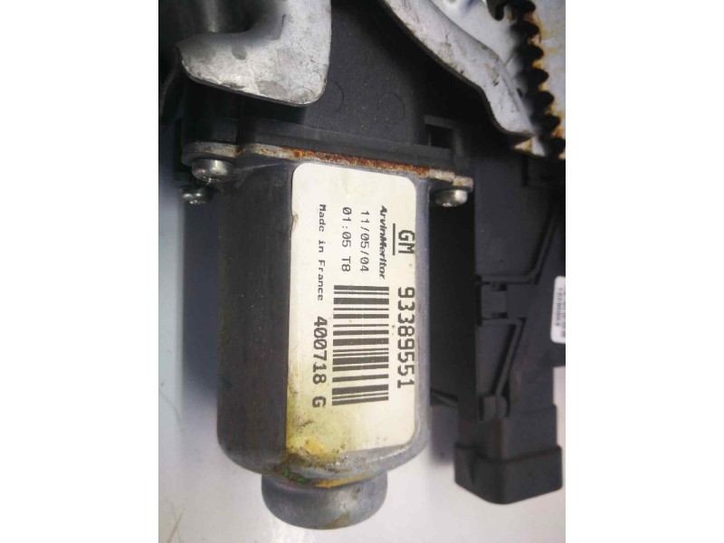 Recambio de elevalunas delantero izquierdo para opel meriva enjoy referencia OEM IAM 400718G 93389551 6 PINS